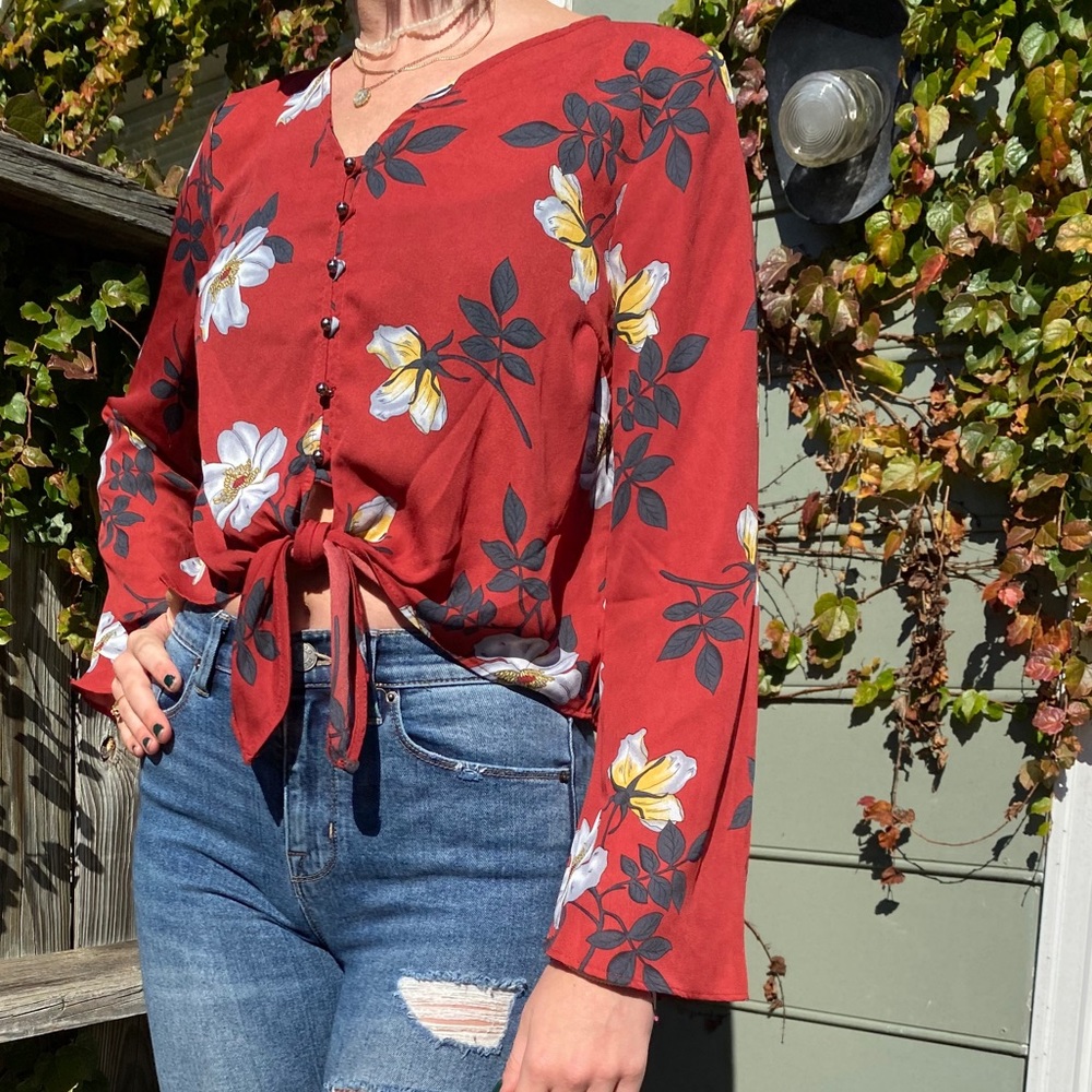 Red Blouse